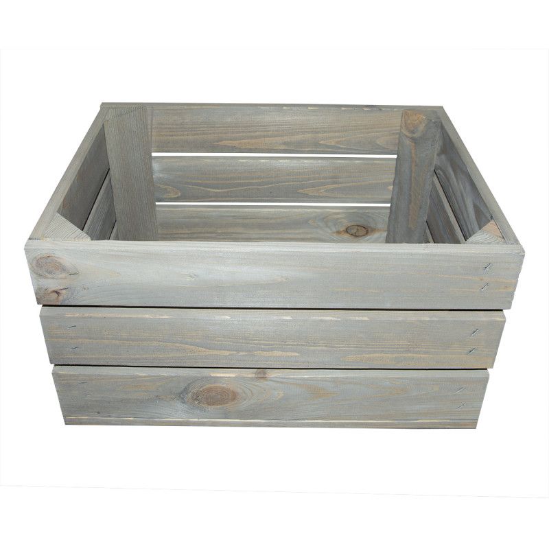 Trækasse 4iQ Group 40x30x21 cm grå 1 stk.