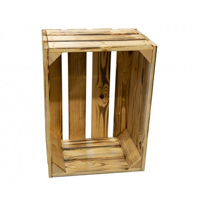 Trææske 4iQ Group 40x31x21 cm, brændt finish, 1 stk.