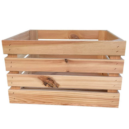 Træskasse 4iQ Group 50x40x30 cm naturlig 1 stk.