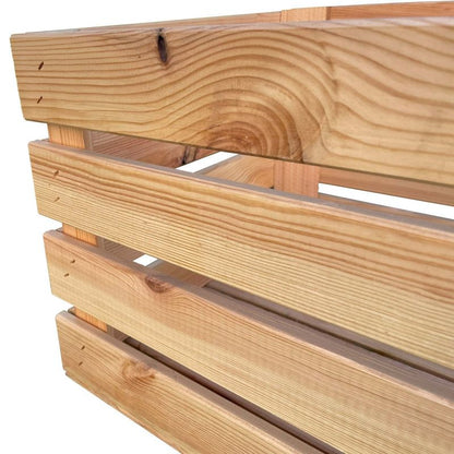 Træskasse 4iQ Group 50x40x30 cm naturlig 1 stk.