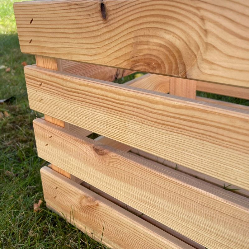 Træskasse 4iQ Group 50x40x30 cm naturlig 1 stk.