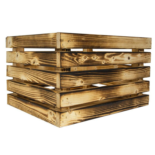 Trææske 4iQ Group 50x40x30 cm brændt premium 1 stk.