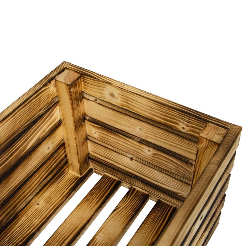 Trææske 4iQ Group 50x40x30 cm brændt premium 1 stk.