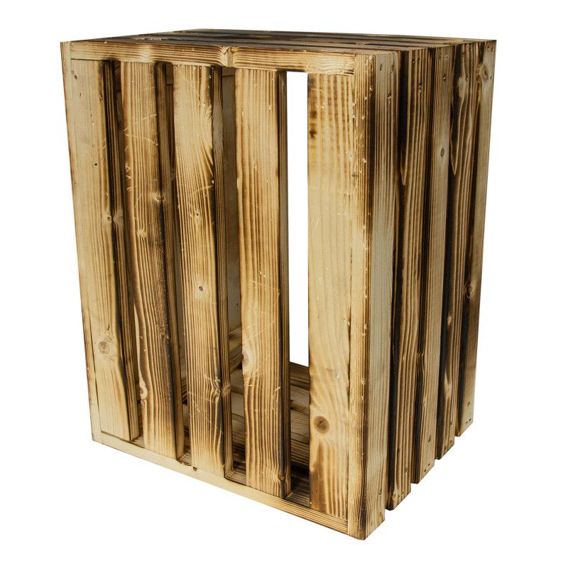 Trææske 4iQ Group 50x40x30 cm brændt premium 1 stk.