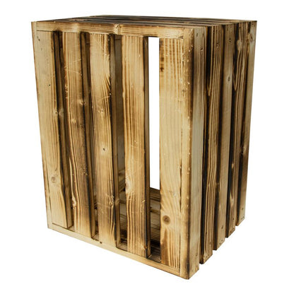 Trææske 4iQ Group 50x40x30 cm brændt premium 1 stk.