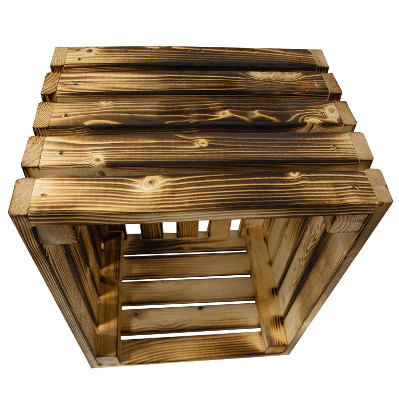 Trææske 4iQ Group 50x40x30 cm brændt premium 1 stk.
