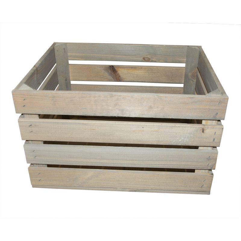 Trækasse 4iQ Group 50x40x30 cm grå 1 stk.