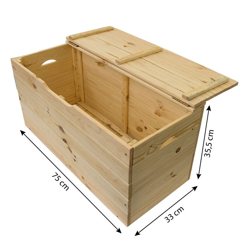 Trækasse 4iQ Group 75 x 33 x 35,5 cm kasse 88 L 1 stk.