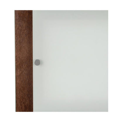 Trævæglampe SPOT 1xLED 14W FSC-bøg i valnøddefinish med hvidt glas, polsk producent, 1 stk.