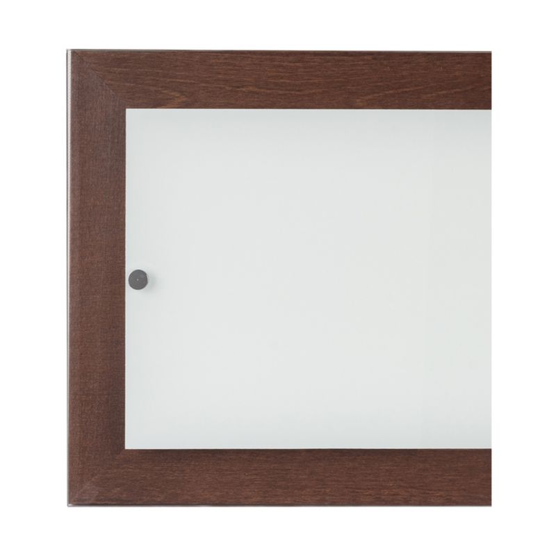 Trævæglampe SPOT 1xLED 24W FSC-bøg i valnøddetræ med hvidt glas, polsk producent, 1 stk.
