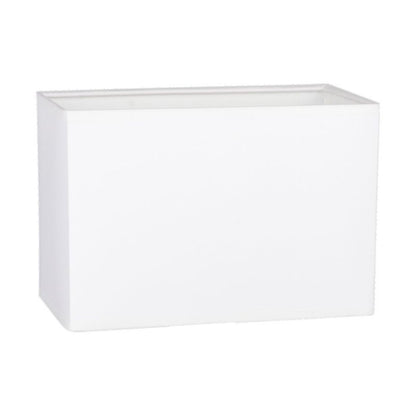 Trævæglampe SPOT Light 1xE27 Max. 25W i FSC-certificeret bøgetræ med valnødfinish og hvid lampeskærm, 1 stk.