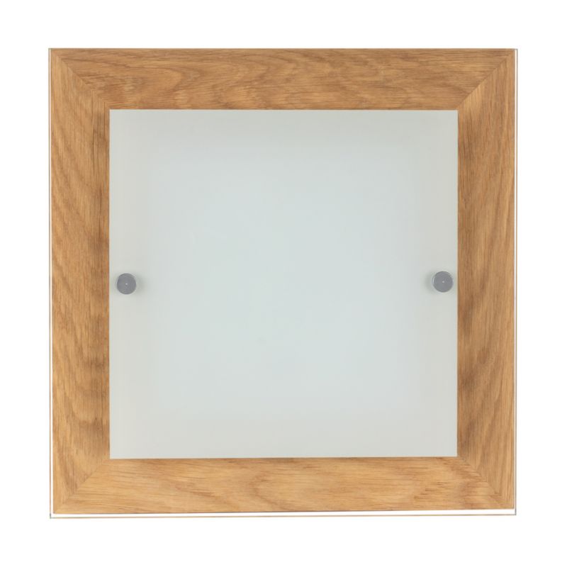 Trævæglampe SPOT Light 1xLED 10W FSC-olieret eg med hvidt glas, polsk producent, 1 stk.