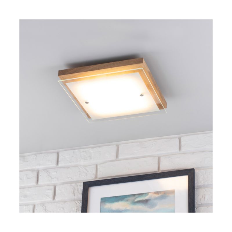 Trævæglampe SPOT Light 1xLED 10W FSC-olieret eg med hvidt glas, polsk producent, 1 stk.