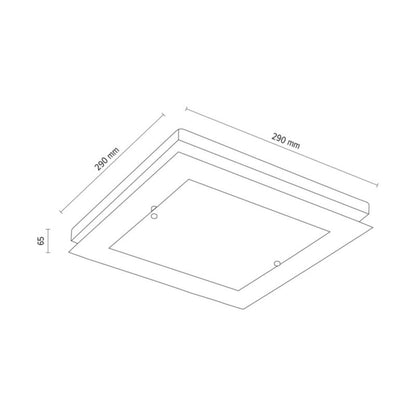 Trævæglampe SPOT Light 1xLED 10W FSC-olieret eg med hvidt glas, polsk producent, 1 stk.