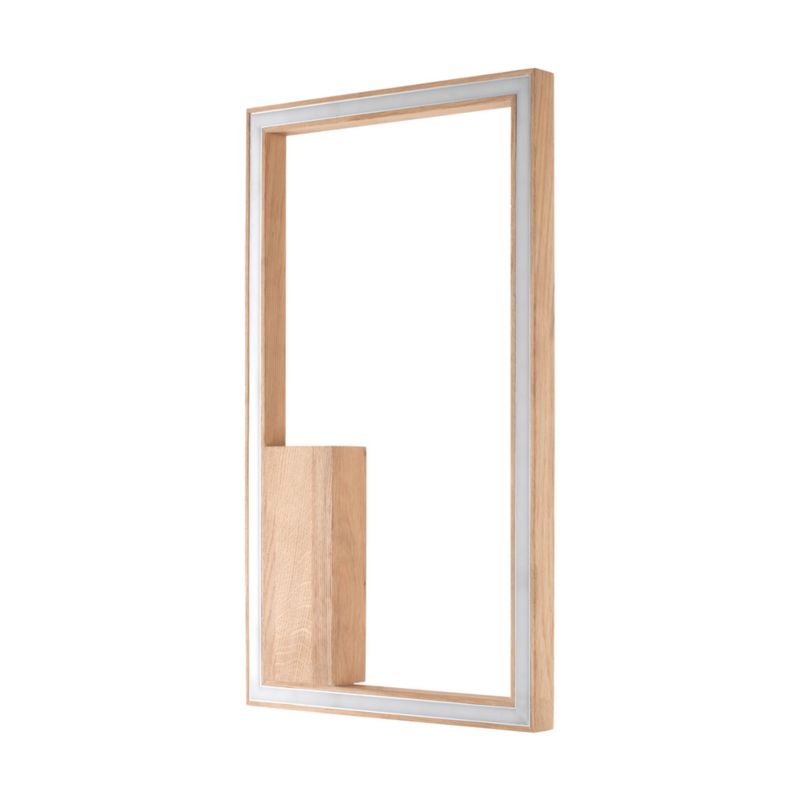 Trævæglampe SPOT Light 1xLED 24V 24W Olieret Eg FSC, Touch-dæmper, Polsk Producent, 1 stk.