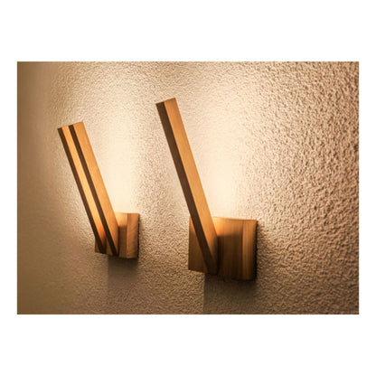 Trævægslampe SPOT Light 1xLED 3W Olieret Eg FSC, Polsk Producent, 1 stk.