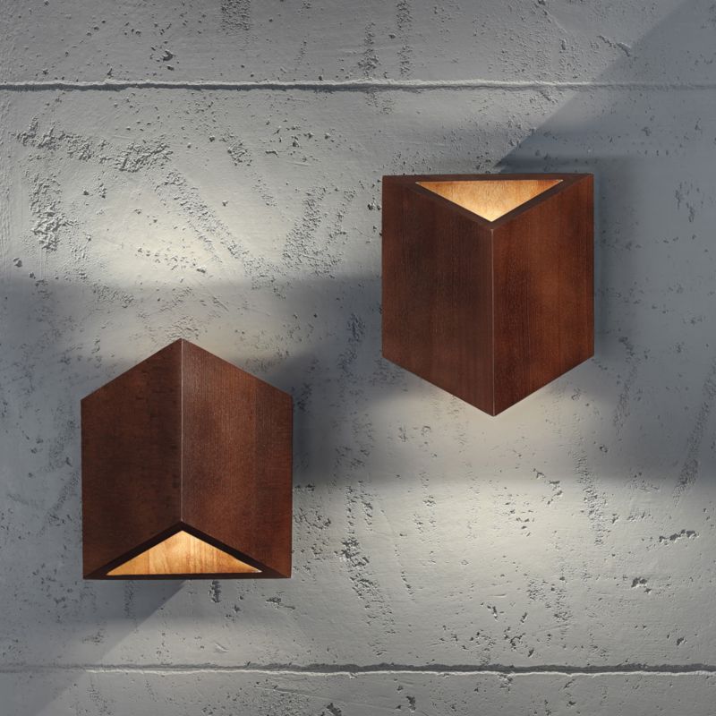 Trævæglampe SPOT Light 2xLED 8W Bøgtræ med Valnøddefinish FSC-certificeret, Polsk Producent, 1 stk.