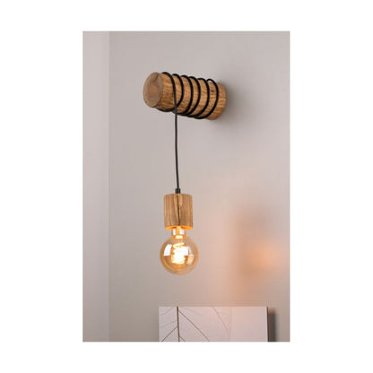 Trævæglampe SPOT Light Trabo 1xE27 Max. 25W FSC-certificeret fyrretræ i brun, polsk producent, 1 stk.