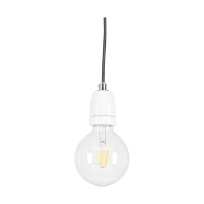 Trævæglampe SPOT Light Trabo 1xE27 Max. 25W Grå FSC-certificeret Fyrretræ med Hvid Porcelænsdetalje, Polsk Producent, 1 stk.