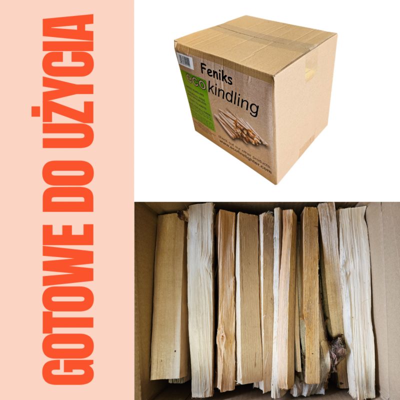 Optændingstræ 25 cm 20 Liter i Karton