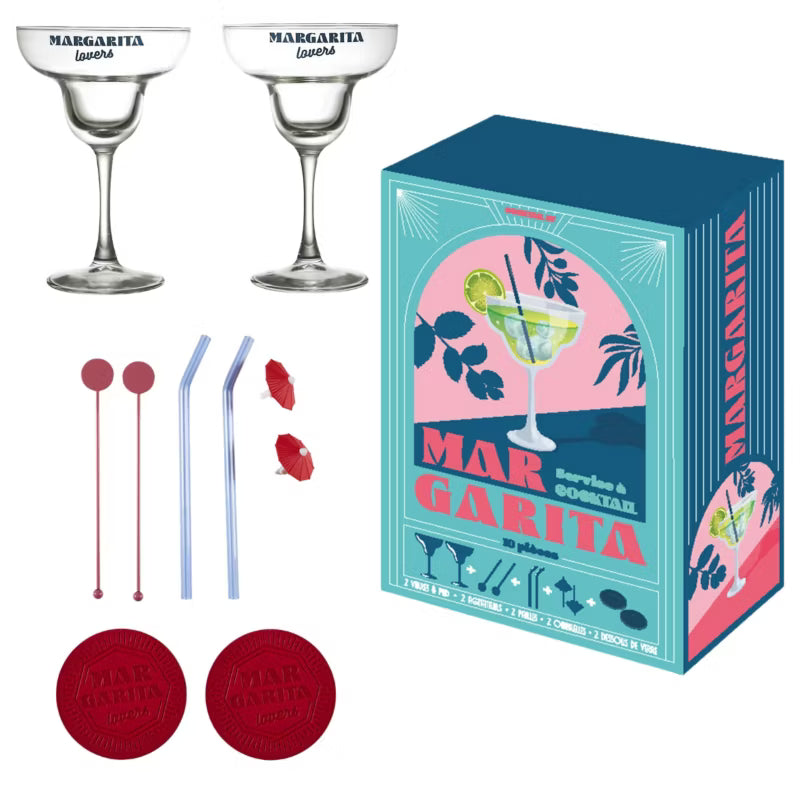 Drinksæt Gin & Tonic 220 ml Lyserød Glas