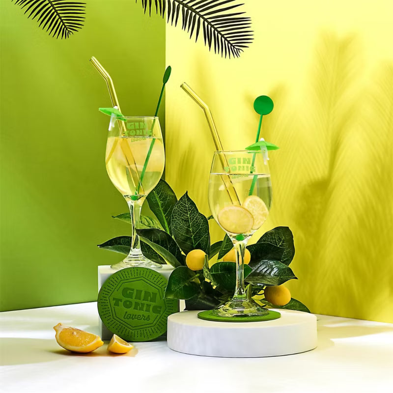 Drinksæt Gin & Tonic 300 ml Grøn Glas