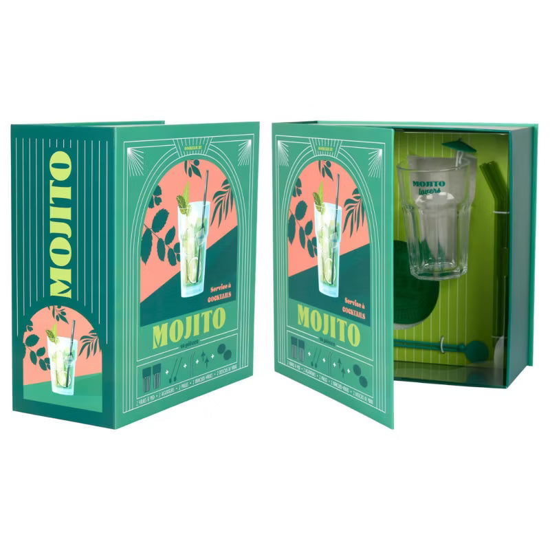 Drinksæt Mojito 280 ml Grøn Glas