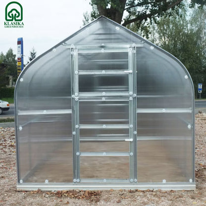 Drivhus 10 m² 2,5x4 m 6 mm Polycarbonat