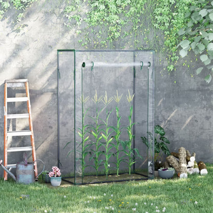 Drivhus 100x50x150 cm Transparent Stål