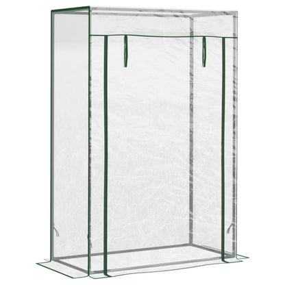 Drivhus 100x50x150 cm Transparent Stål