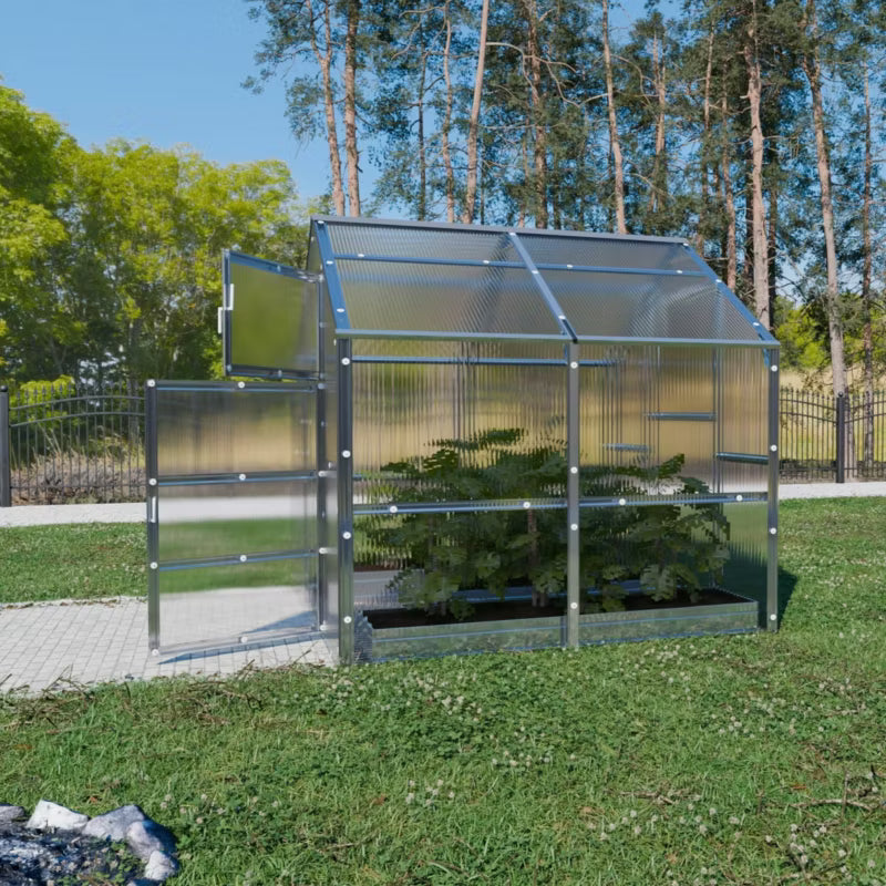 Drivhus 2,35x2 m Polycarbonat 4,7 m²