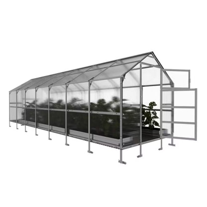 Drivhus 2,35x7 m Polycarbonat 4 mm 16,45 m²