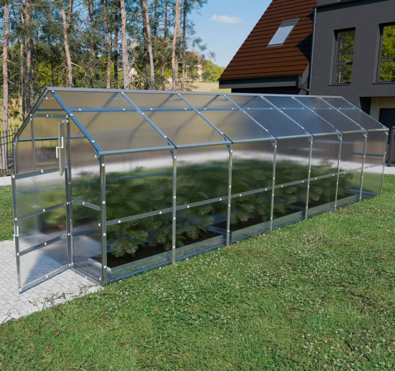 Drivhus 2,35x7 m Polycarbonat 4 mm 16,45 m²