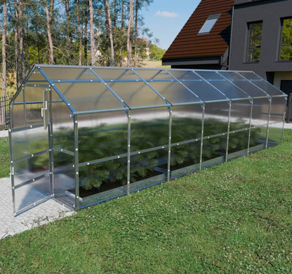 Drivhus 2,35x7 m Polycarbonat 4 mm 16,45 m²