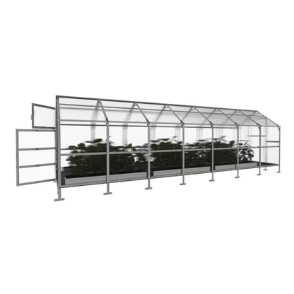 Drivhus 2,35x7 m Polycarbonat 4 mm 16,45 m²