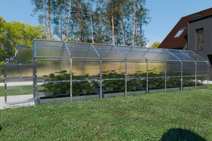 Drivhus 2,35x8 m 4 mm Polycarbonat 18,8 m²