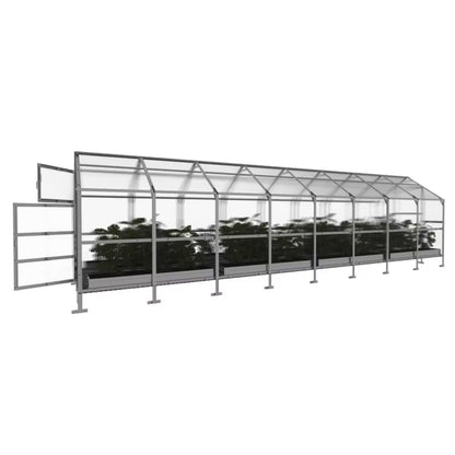 Drivhus 2,35x8 m 4 mm Polycarbonat 18,8 m²