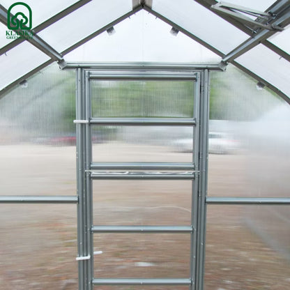Drivhus 2,5x12 m 6 mm Polycarbonat 30 m²