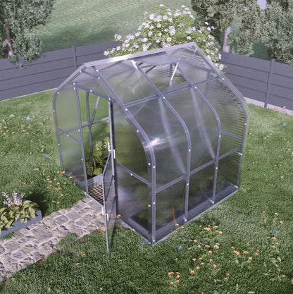 Drivhus 2,5x2 m 5 m² 4 mm Polycarbonat