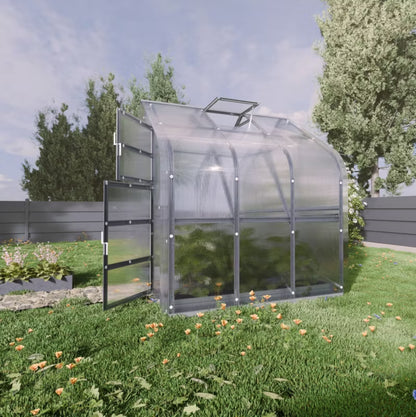 Drivhus 2,5x2 m 5 m² 4 mm Polycarbonat