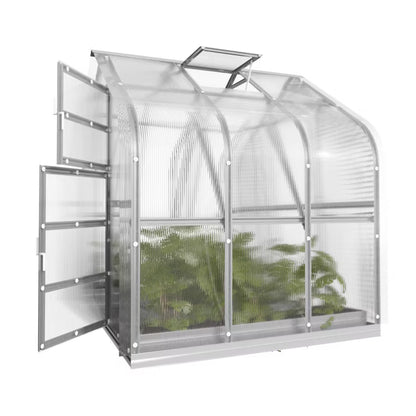 Drivhus 2,5x2 m 5 m² 4 mm Polycarbonat