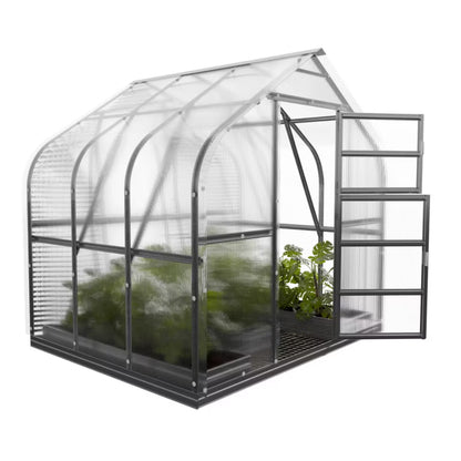 Drivhus 2,5x2 m 5 m² 4 mm Polycarbonat