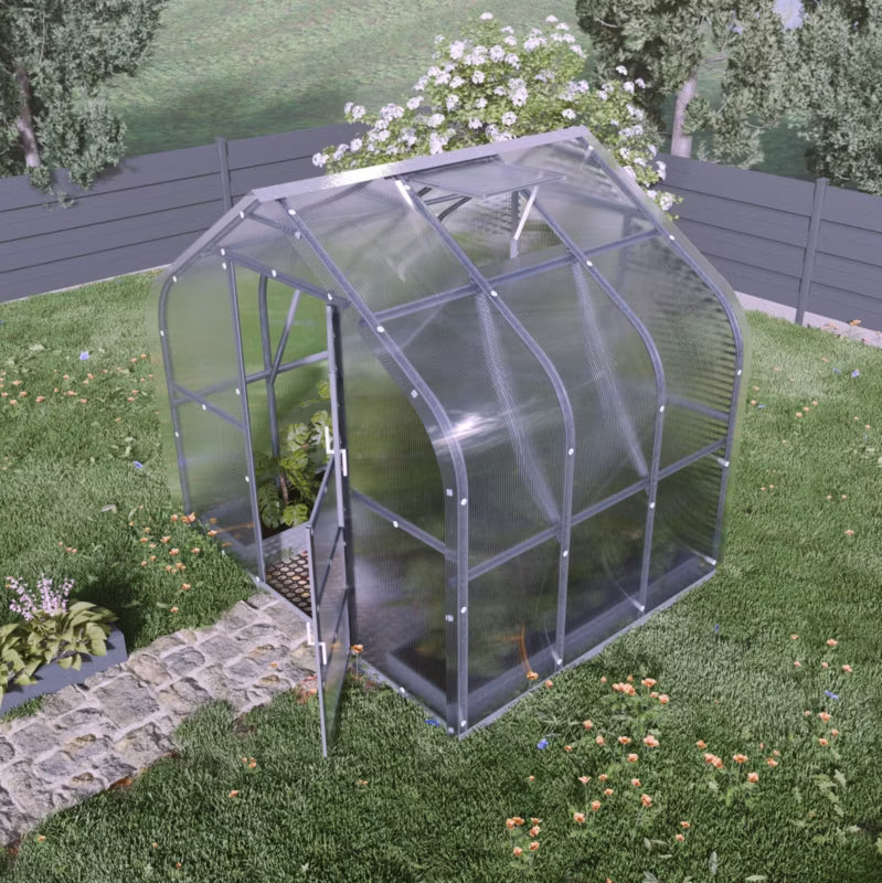 Drivhus 2,5x2 m 6 mm Polycarbonat 5 m²
