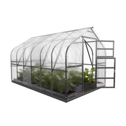 Drivhus 2,5x4 m 10 m² 4 mm Polycarbonat