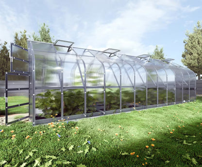 Drivhus 2,5x8 m 20 m² 4 mm Polycarbonat