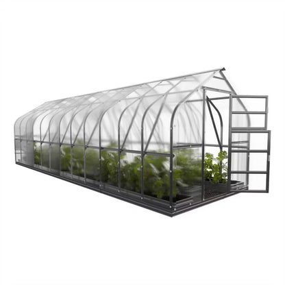 Drivhus 2,5x8 m 20 m² 4 mm Polycarbonat