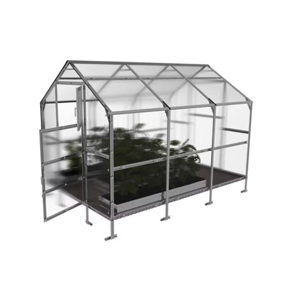 Drivhus 2,35x3 m Polycarbonat 6 mm 7,05 m²