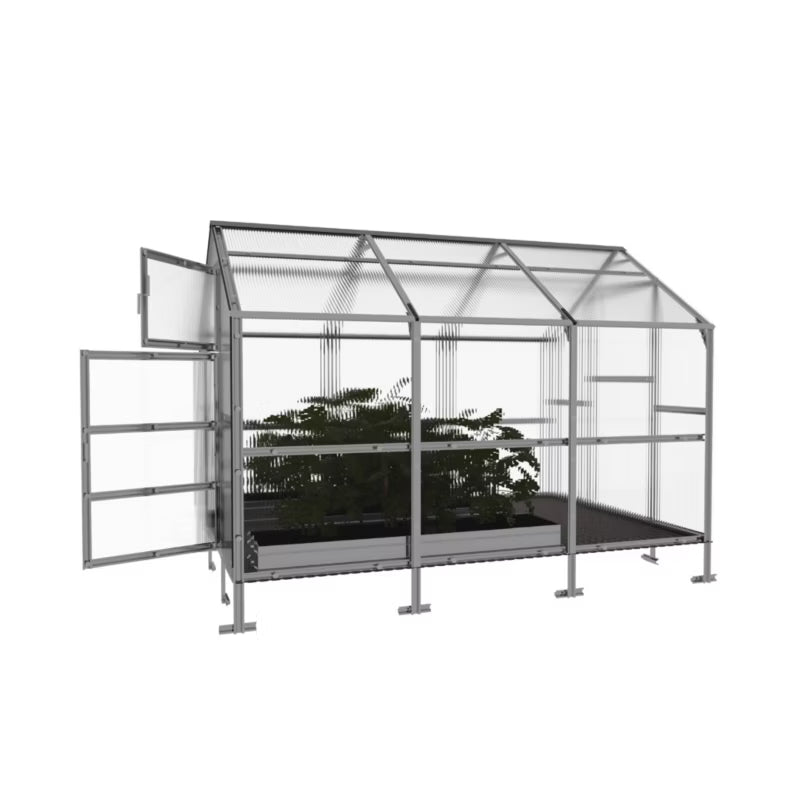 Drivhus 2,35x3 m Polycarbonat 6 mm 7,05 m²