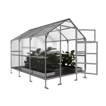 Drivhus 2,35x3 m Polycarbonat 6 mm 7,05 m²