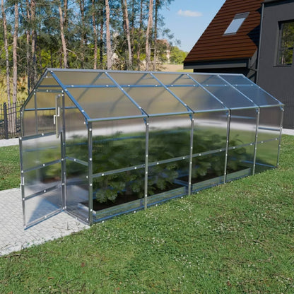 Drivhus 2,35x5 m 6 mm Polycarbonat